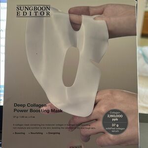 Sungboon Editor Deep Collagen Power Boosting Mask (4 MASKS) SEALED BOX.